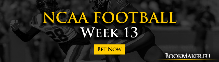 NCAA Football Week 13 Online Betting